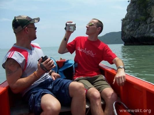 wakt boat trip to islands thailand
