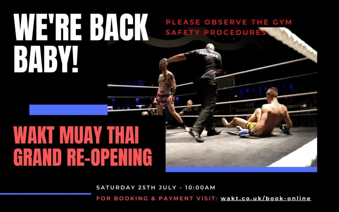 wakt thai boxing reopen safety
